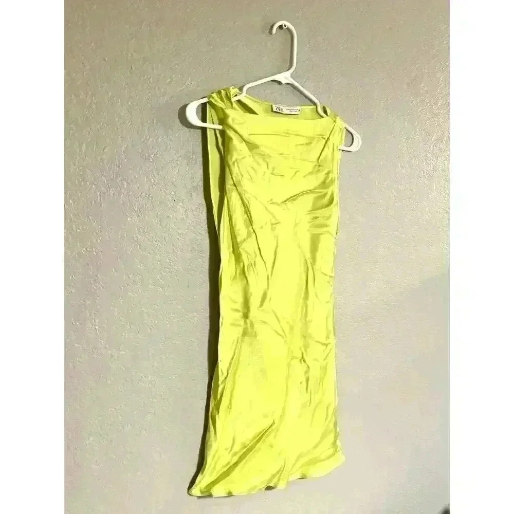 Zara Yellow Midi Dress - Picture 4 of 9